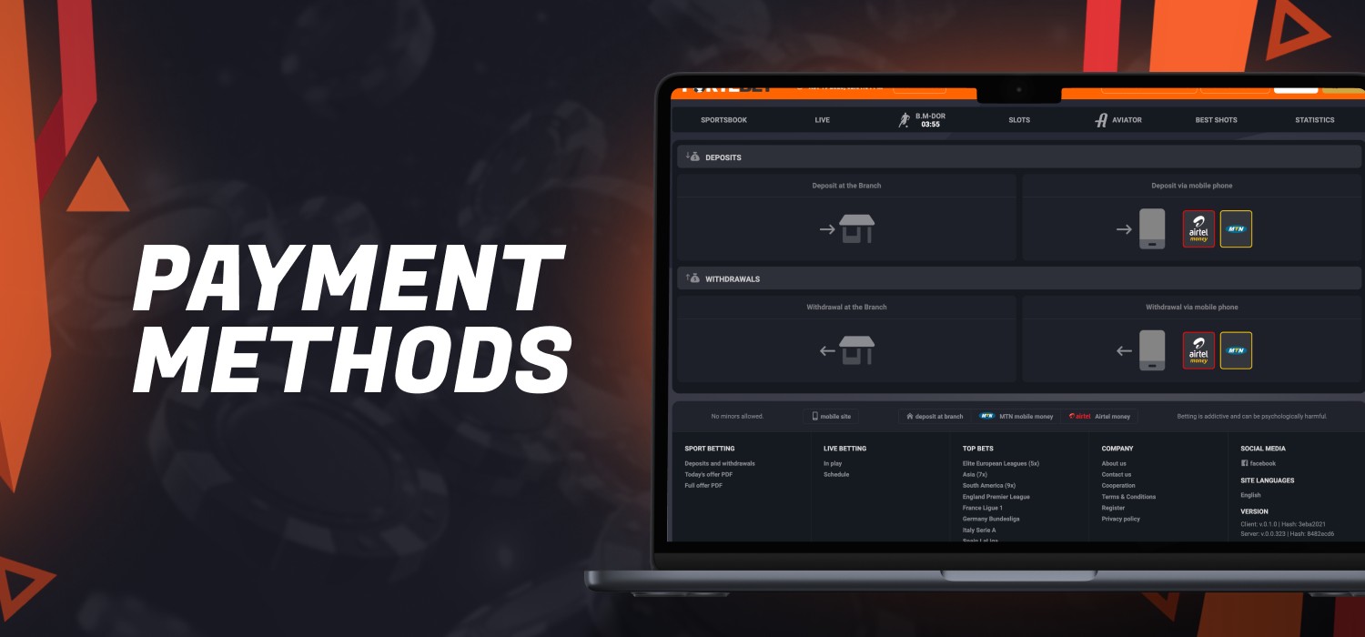 payment mehtods at Fortebet